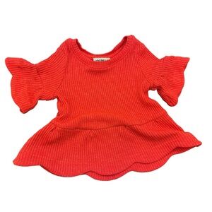 OshKosh Red Ribbed Toddler Shirt